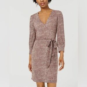 City Studio Leopard Dress Brown XL NWT
